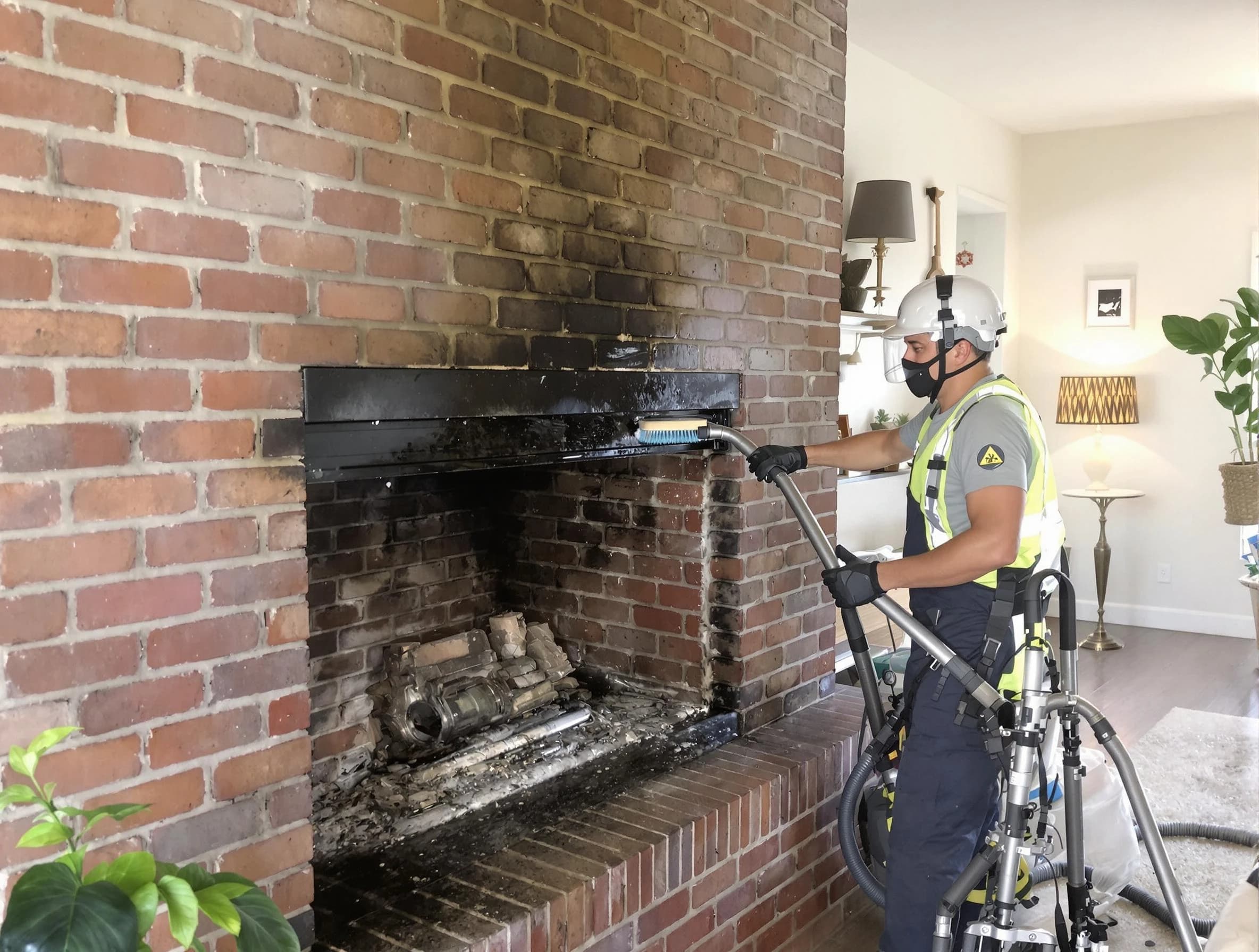 Noble Chimney Sweep providing fireplace cleaning services in Noble, OK
