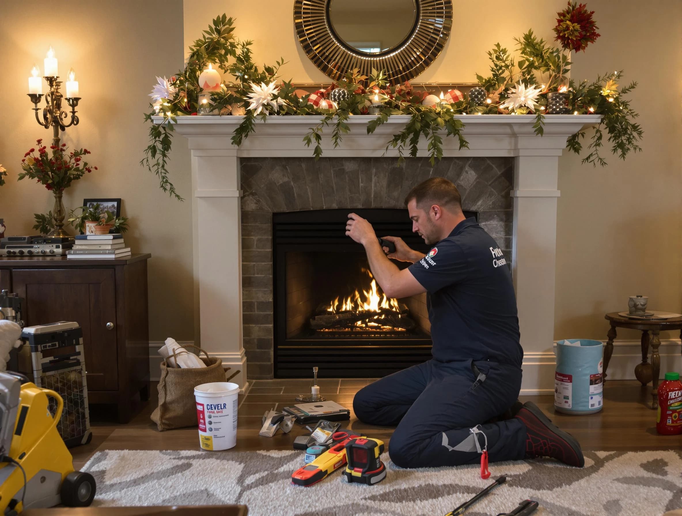 Noble Chimney Sweep offering fireplace maintenance services in Noble, OK