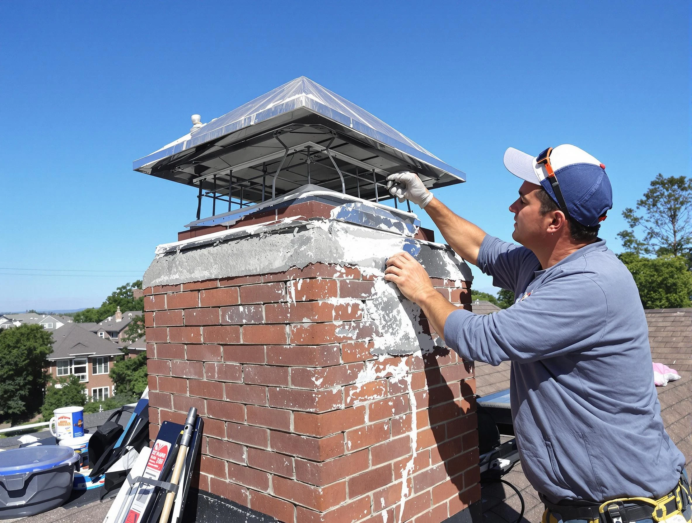 Chimney Crown Services in Noble